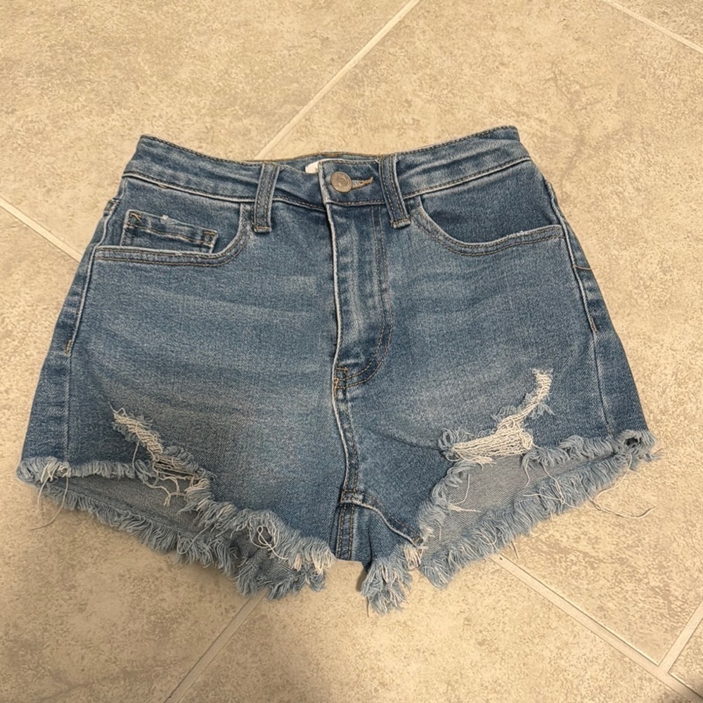 Light Denim Forever 21 Shorts